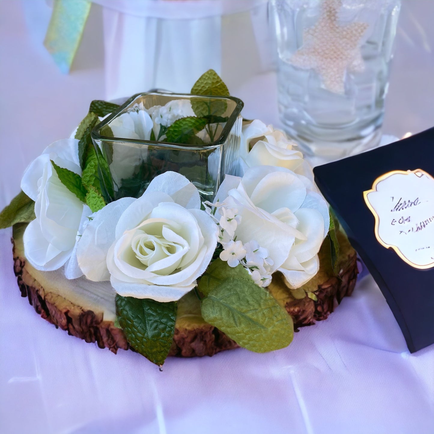 Floral Rose Vase Ring