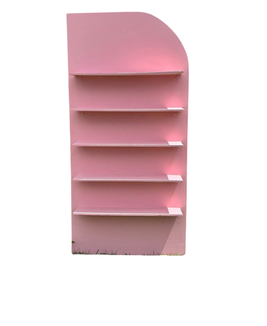 Pink Shelf Wall