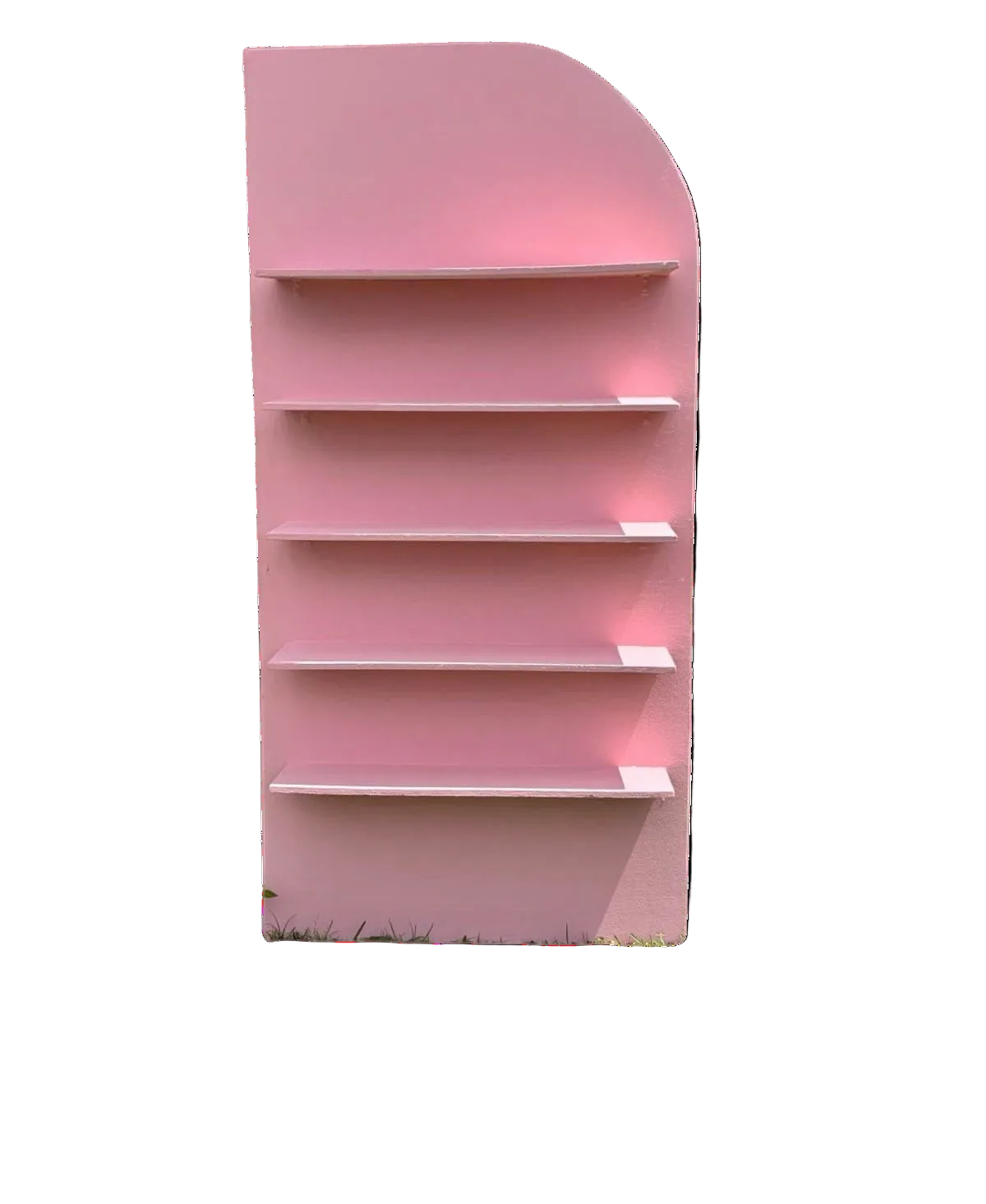 Pretty in Pink Shelf Wall