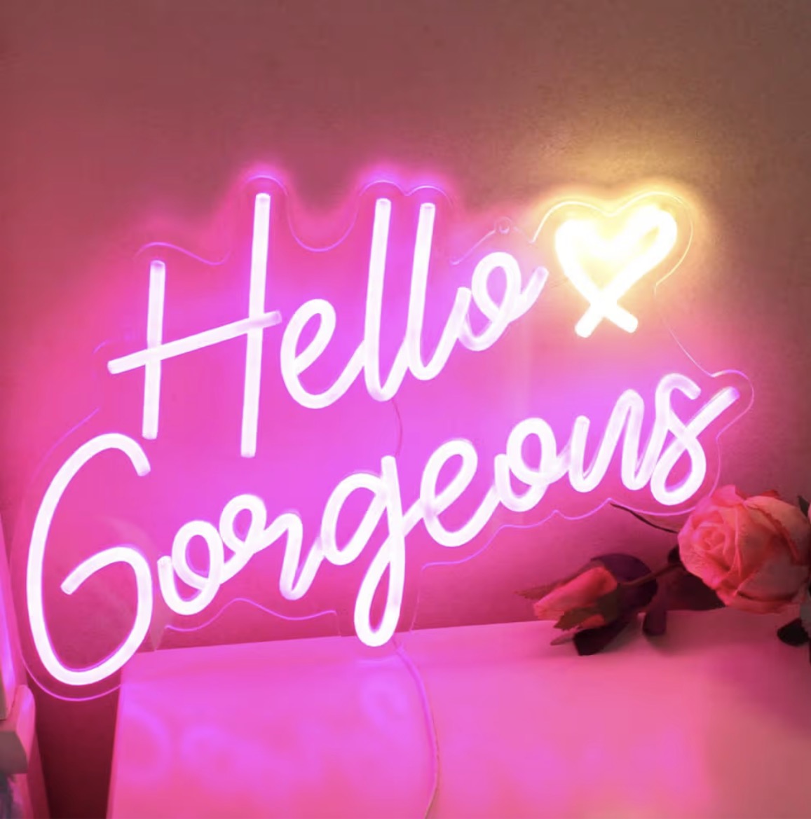 Hello Gorgeous Neon Sign